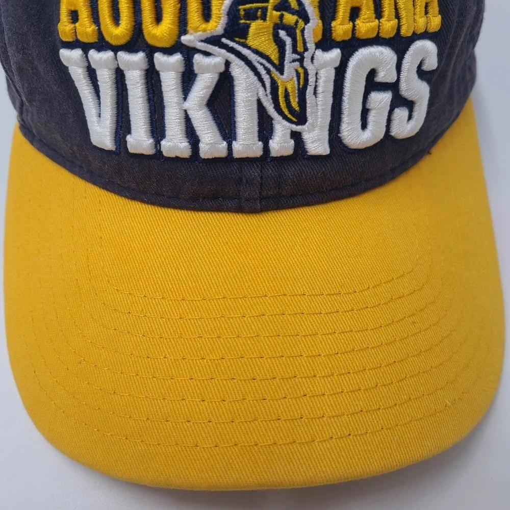 Augustana Vikings Hat Strapback The Game Blue Yellow NCAA University Logo Men